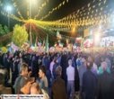 حضور مدیرکل منابع طبیعی استان مازندران و هئیت همراه در میز ارتباطات مردمی تجمعات شبانه در میدان امام حسین(ع) ساری