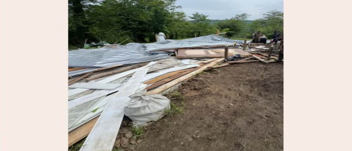 آزادسازی اراضی ملی به مساحت ۲۰۰۰ متر مربع واقع در روستای میرملک منطقه بندپی شرقی شهرستان بابل