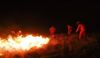 اطفای کامل حریق در روستای اوز بخش بلده شهرستان نور