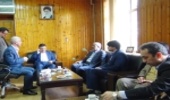 دیدار دکتر علی محمد شاعری نماینده محترم مردم شریف شهرستان های نکا، بهشهر و گلوگاه و هیات همراه با مهندس سید محسن موسوی تاکامی مدیرکل منابع طبیعی و آبخیزداری مازندران- ساری