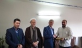 دیدار موسوی تاکامی به اتفاق هئیت همراه با فرزند شهید شاغل در اداره منابع طبیعی و آبخیزداری شهرستان ساری
