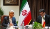 دیدار سید محسن موسوی تاکامی مدیرکل منابع طبیعی و آبخیزداری مازندران- ساری به اتفاق معاونین و هئیت همراه با احمد حسین زادگان استاندار مردمی مازندران