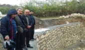 بازدید مهندس مختارپور معاونت فنی و آبخیزداری و مهندس شریفی ریاست اداره برنامه ریزی، بودجه و هماهنگی طرح های اداره کل از اجرای عملیات های بیولوژیک (نهال کاری) و مکانیکی آبخیزداری در شهرستان گلوگاه