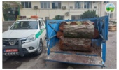  توقیف یک دستگاه خودروی حامل چوب جنگلی قاچاق در آمل