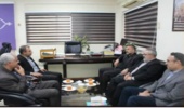 دیدار علی باقری جامخانه، مدیرکل منابع طبیعی و آبخیزداری مازندران با فرماندار شهرستان بهشهر