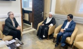 دیدار حجت‌الاسلام رضا راهدار با سید علی‌اصغر موسوی، مشاور استاندار مازندران
