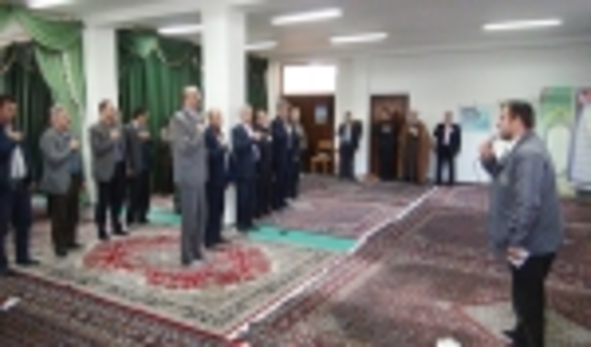 برگزاری مراسم ایام فاطمیه(شهادت حضرت فاطمه زهرا س) در اداره کل منابع طبیعی و آبخیزداری مازندران- ساری