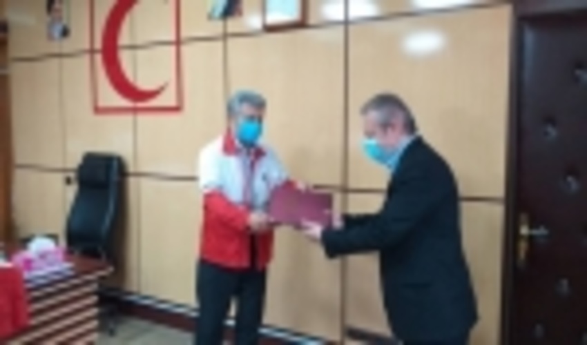 دیدار مدیر کل منابع طبیعی و آبخیزداری مازندران-ساری با مدیر عامل جمعیت هلال احمر استان مازندران 