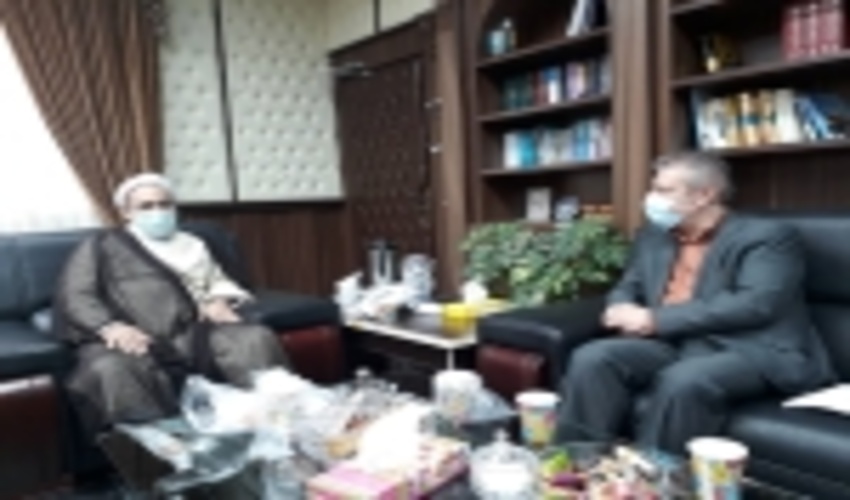 دیدار سرپرست اداره کل منابع طبیعی و آبخیزداری مازندران- ساری با رئیس کل دادگستری استان