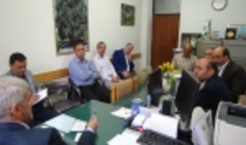 تشکیل جلسه شورای پایگاه مقاومت بسیج شهید زارع و طرح صالحین اداره کل منابع طبیعی ساری با حضور مدیرکل
