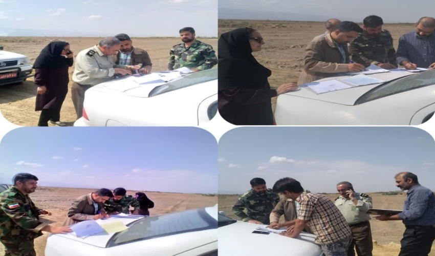 رفع تصرف از اراضی مرتعی در شهرستان  بهشهر