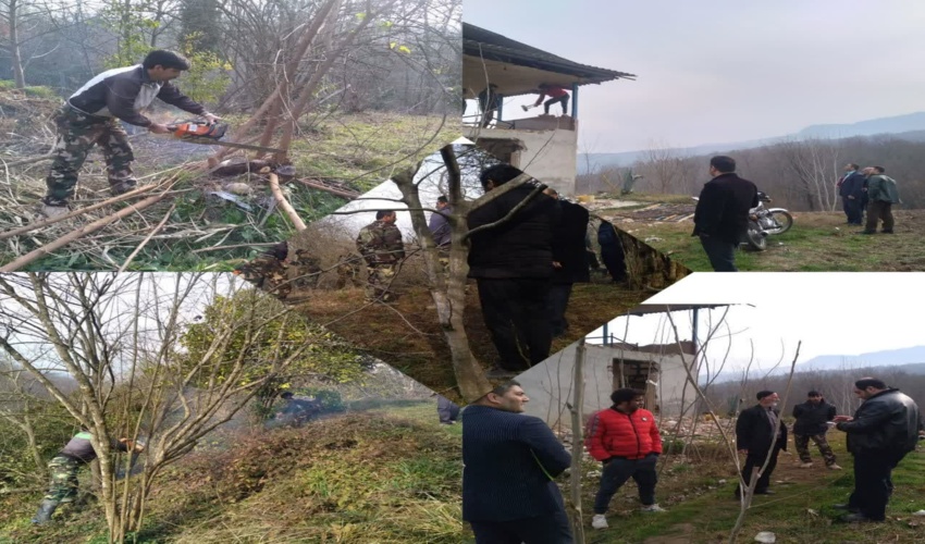 رفع تصرف اراضی ملی در منطقه خلیل شهر شهرستان بهشهر