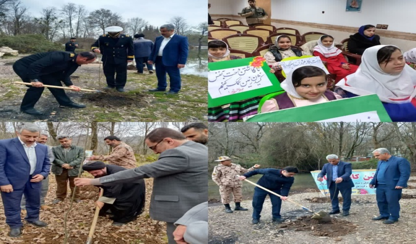 برگزاری مراسم روز درختکاری در شهرستان بهشهر