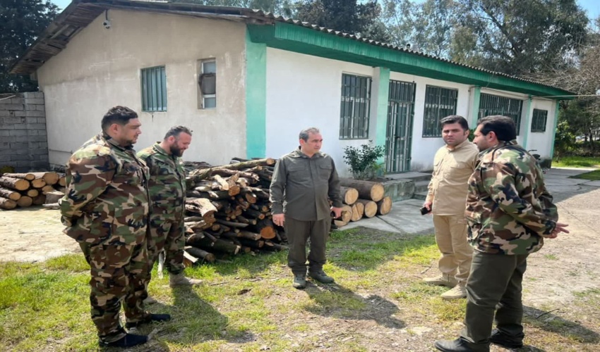 گشت حفاظتی در حوزه استحفاظی اداره کل ساری توسط دکتر سید علی علوی