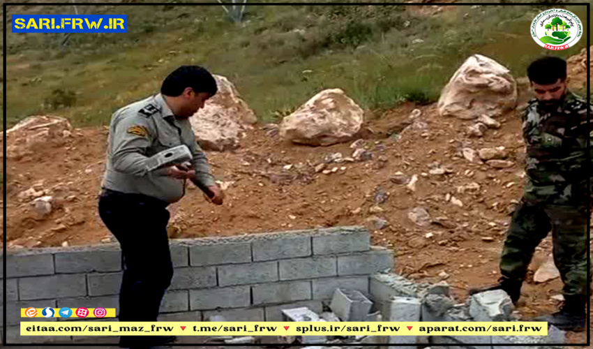  رفع تصرف عرصه ملی در رینه/ جلوگیری از تصرف اراضی ملی در آبگرم لاریجان