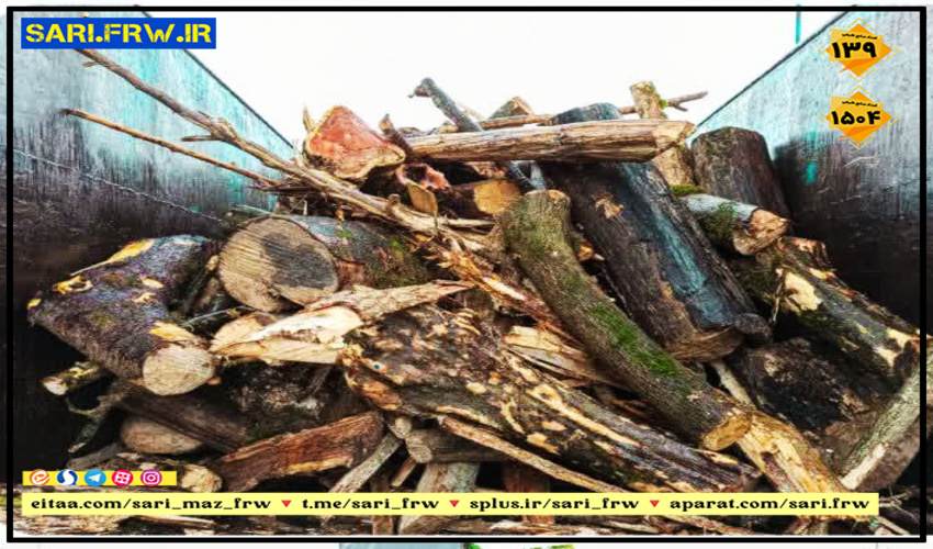 مهار آتش سوزی در اراضی زراعی نزدیک جنگل درمنطقه رستم کلا 