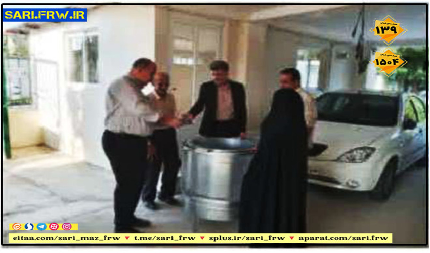 توزیع تنورگازی رایگان در روستاهای شهرستان میاندورود