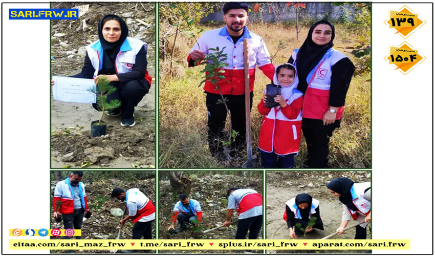 برگزاری پویش ایران سرسبز ، ایران قوی در شهرستان سوادکوه