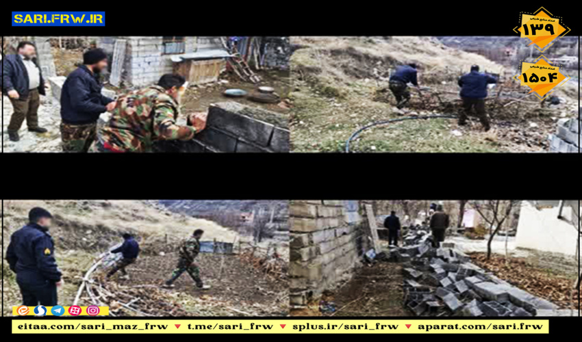 رفع تصرف از اراضی ملی در شهرستان نور